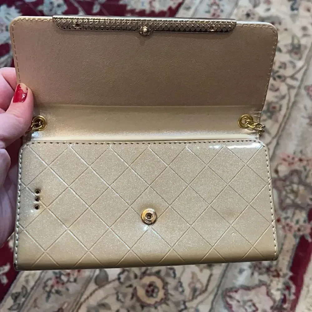 PHONE CLUTCH Wallet with Chain Jewel Strap!